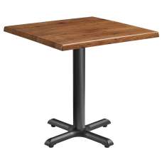 Fernie 70cm Wooden Square Bistro Table In Natural - UK