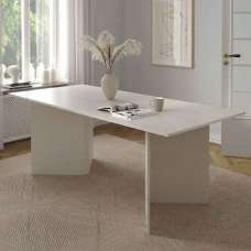Fielding Ractangular Wooden Dining Table in Cashmere - UK