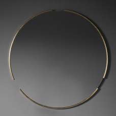 Filer Round Bevelled Wall Mirror In Gold - UK