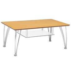 Filia Wooden Coffee Table In Beech - UK