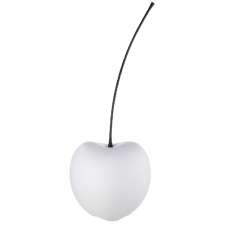 Gaily Medium Ceramic Cherry Sculpture - Matt White - UK