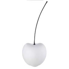 Gaily Small Ceramic Cherry Sculpture - Matt White - UK