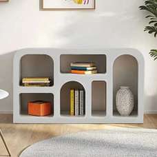 Gastonia Small Wooden Display Unit In White - UK