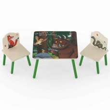 Gilbert Wooden Forest Theme Table And 2 Chairs In Multicolour - UK