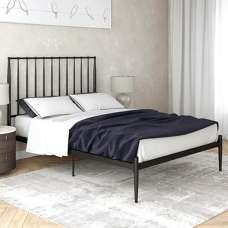 Giulio Metal King Size Bed In Black - UK
