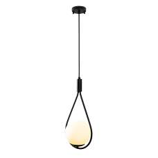 Givon Metal Ceiling Pendant Light in Black and White - UK