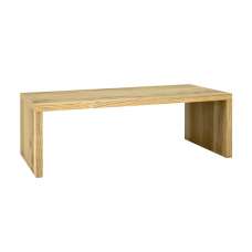 Glasgow Rectangular Wooden Coffee Table In Oak - UK