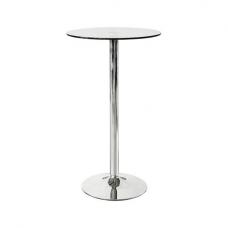 table glass bar rectangular gloss jam alford chrome clear base