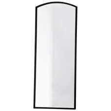 Haggen Large Arch Bedroom Mirror In Black Frame - UK