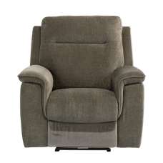 Hailey Fabric Electric Recliner Armchair In Moss Green - UK