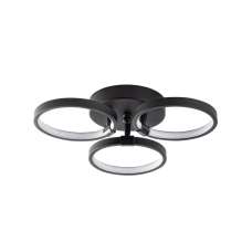 Halka Metal Ceiling Light in Black - UK