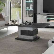 Heston Morden High Gloss Coffee Table in Grey - UK
