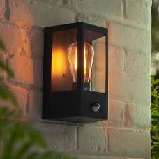 Hamel Stainless Steel Wall Light In Matt Black - UK