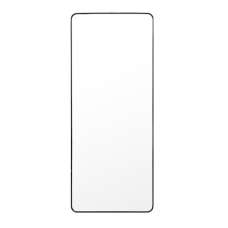 Hasselt Extra Large Wall Mirror In Black Aluminium Frame - UK