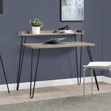 Himley Wooden Laptop Desk In Grey Oak - UK