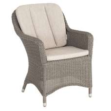 Haverhill Rattan Garden Armchair In Grey Dusk - UK