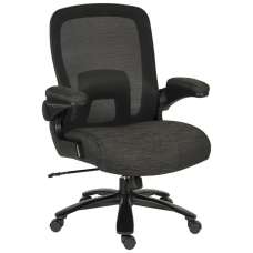 Hershey Fabric Home And Office Chair In Black - UK