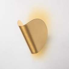 Heybe Metal Wall Light in Gold - UK
