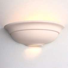 Hillside Wall Light In Unglazed Ceramic - UK