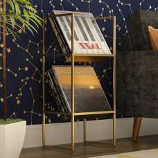 Hilux Metal Shelving Unit In Gold - UK