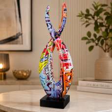 Hovira Synthetic Resin Sculpture in Multicolored - UK
