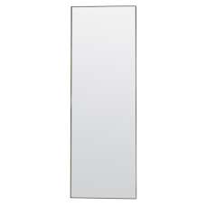 Hurstan Large Rectangular Leaner Mirror In Champagne Frame - UK