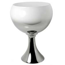 Hutton Large White And Silver Goblet - UK