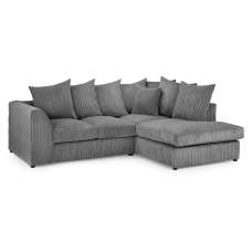 Hyeres Fabric Right Hand Corner Sofa In Grey - UK