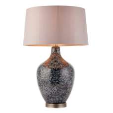 Ilsa Table Lamp In Grey Black - UK
