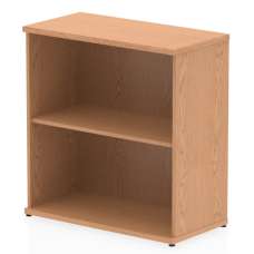 Impulse 800mm Wooden Bookcase In Oak - UK