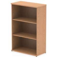 Ingle MFC Home And Office Bookcase With 3 Shelves In Oak - UK