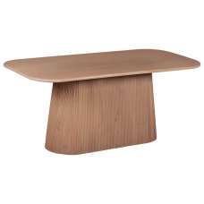 Inglewood Wooden Dining Table In Natural - UK