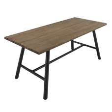 Ipswich Wooden Dining Table - Coffee - UK