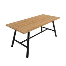 Ipswich Wooden Dining Table - Tawny - UK