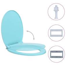 Irvine PP Oval Soft-Close Toilet Seat - Green - UK