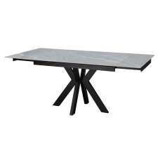 Izenor Ceramic Extending Dining Table in Matt Grey - UK