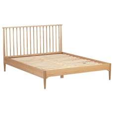Javion Wooden King Size Bed In Natural Oak - UK