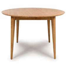 Javion Wooden Round Dining Table In Natural Oak - UK