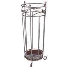 Jerome Metal Umbrella Stand In Anthracite - UK