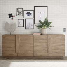 Jining Wooden Sideboard With 4 Doors In Mercure - UK
