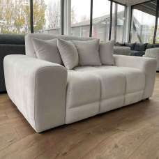 Jisaro Fabric 2 Seater Sofa in Natural - UK