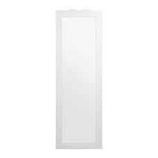 Felixvarela Rectangular Bedroom Wall Mirror In White Frame - UK