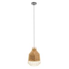 Julia Rattan Ceiling Pendant Light In Natural - UK