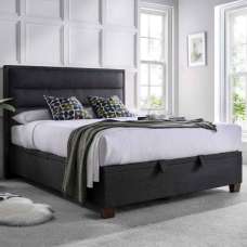 Kahului Fabric Ottoman Storage Super King Size Bed In Pendle Slate - UK