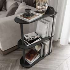 Kaiteki Wooden Side Table in Black - UK