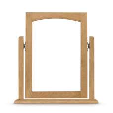 Kamiah Dressing Mirror With Oak Wooden Frame - UK