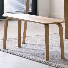 Kanata Wooden Dining Bench - Light Brown - UK
