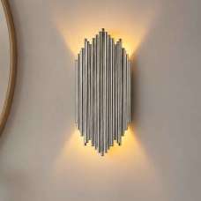Kara Metal Wall Lamp in Chrome - UK