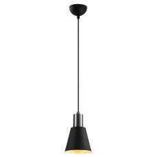 Kellan Metal Ceiling Pendant Light in Black and Nickel - UK