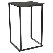 Kelowna Steel Outdoor Standing Table In Black - UK